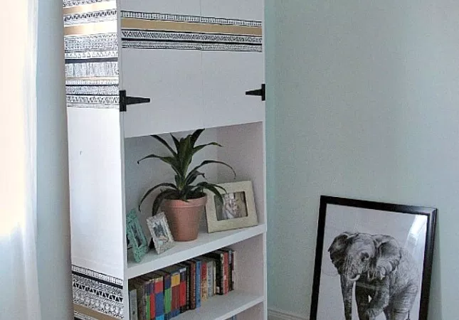 Tribal Print Bedroom Armoire