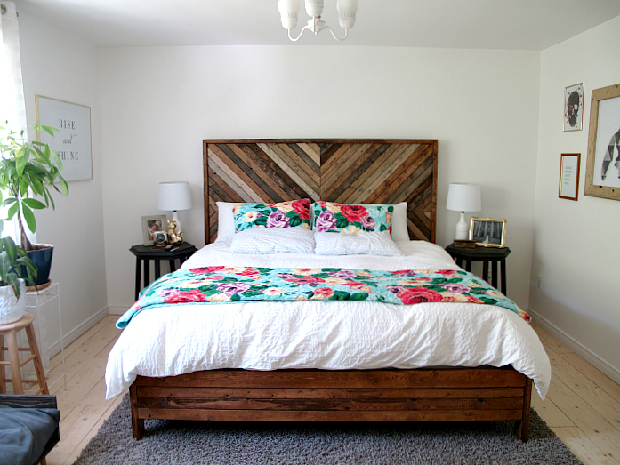 Master Bedroom Makeover: http://sharktails.ca/2016/06/27/master-bedroom-makeover/