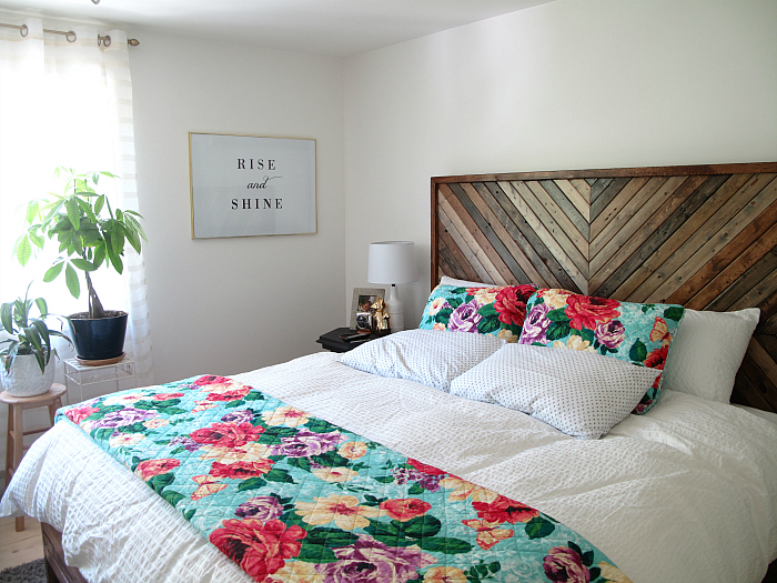 Master Bedroom Makeover: http://sharktails.ca/2016/06/27/master-bedroom-makeover/