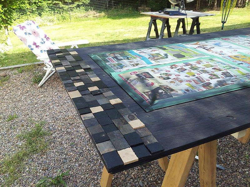 Wood Shim Mirror: http://sharktails.ca/2016/07/31/wood-shim-floor-mirror/