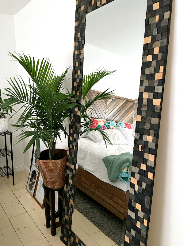 Wood Shim Mirror: http://sharktails.ca/2016/07/31/wood-shim-floor-mirror/