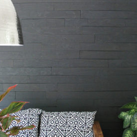 Fake it ?Til You Make it: Black Ship-Lap Wall Using Plywood