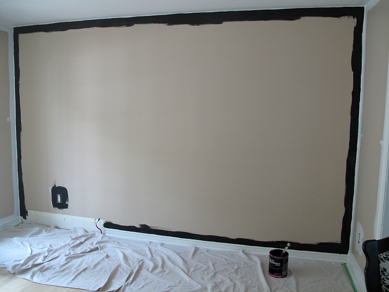 Black Plywood Accent Wall: http://sharktails.ca/2016/08/22/black-plywood-accent-wall/ ‎