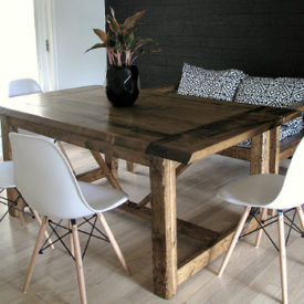 Build a $75 Dining Room Table: Free Plans!